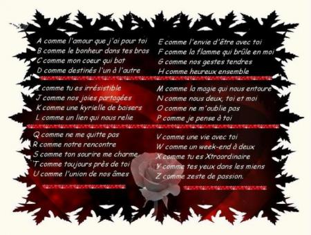 mon alphabet perso .